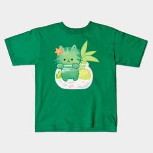 Cactus cat Kids T-Shirt